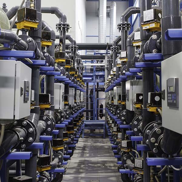 Processo di filtraggio dell'acqua